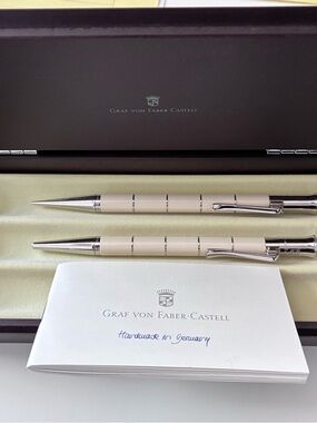 Graf von Faber-Castell Ivory Writing Set - Ballpoint & Mechanical Pencil